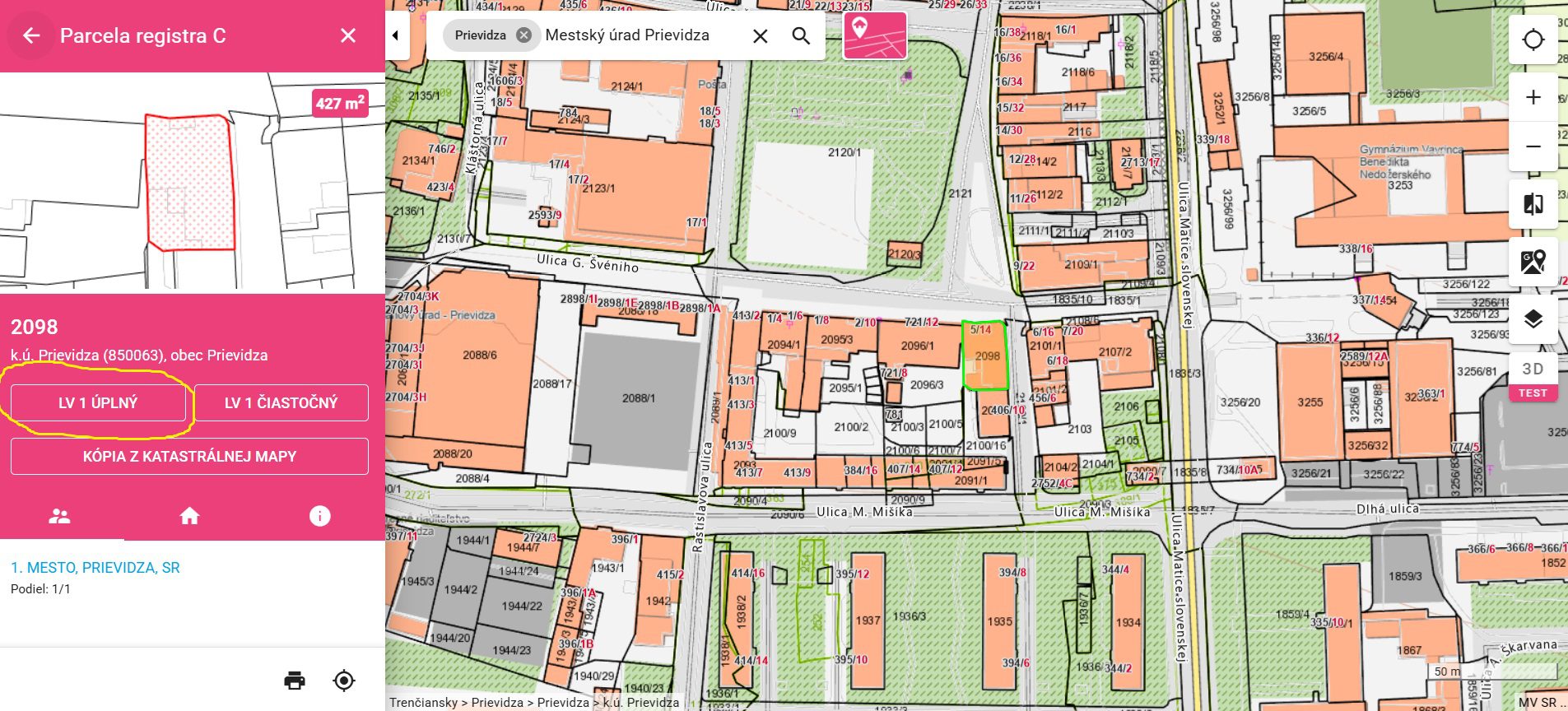 katastrálne konanie